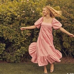 Doen Cecelia Dress in Diana Pink Size Small